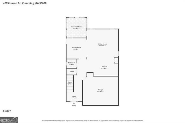 4205 Huron Drive, Cumming, GA 30028