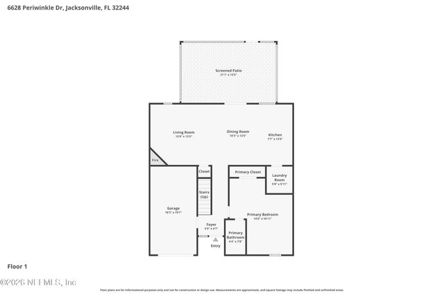 6628 PERIWINKLE Drive, Jacksonville, FL 32244