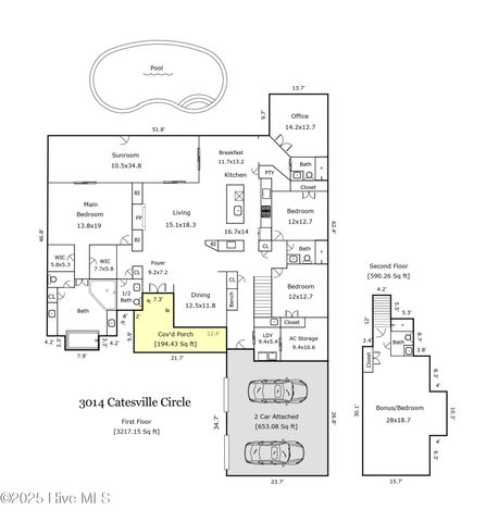 3014 Catesville Circle, Leland, NC 28451