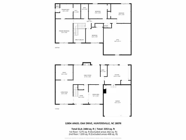12801 Angel Oak Drive, Huntersville, NC 28078