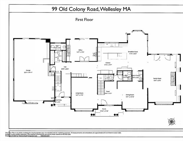 99 Old Colony Road, Wellesley, MA 02481