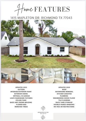 1415 Mapleton Drive, Houston, TX 77043