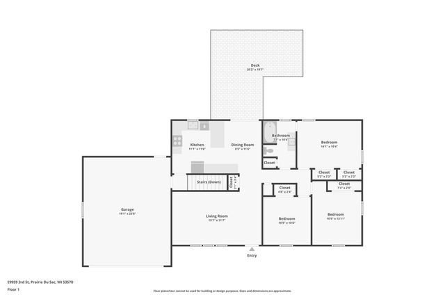 E9959 3rd Street, Prairie Du Sac, WI 53578