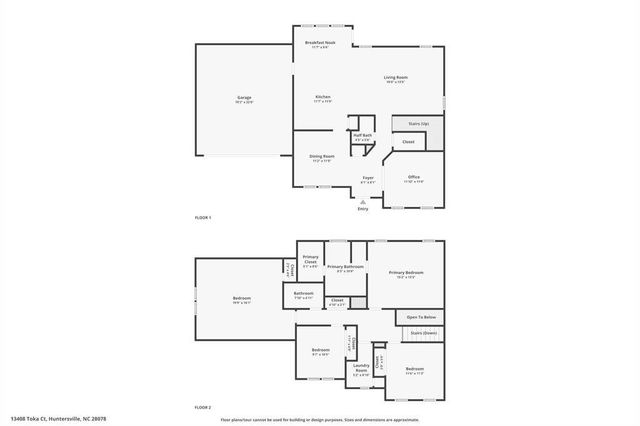 13408 Toka Court, Huntersville, NC 28078