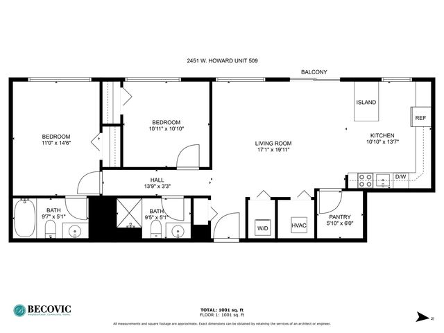 2451 W Howard Street 509, Chicago, IL 60645