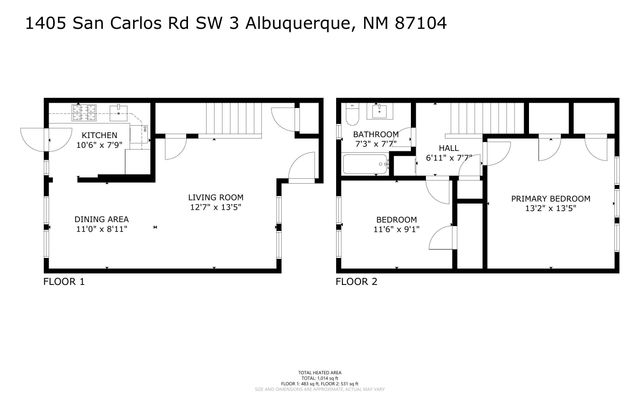 1405 San Carlos Road SW 3, Albuquerque, NM 87104