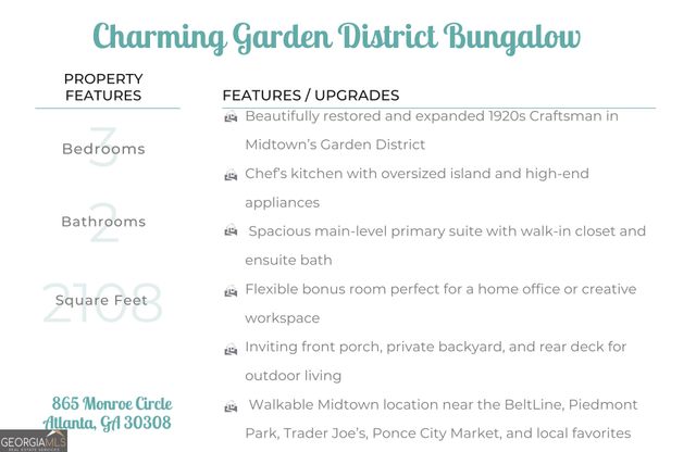 865 Monroe Circle NE, Atlanta, GA 30308
