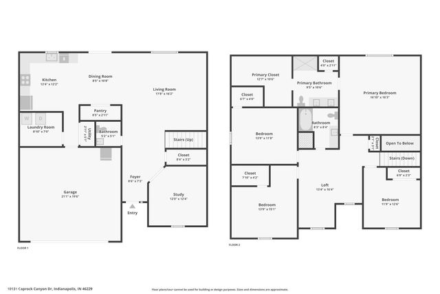 10131 Caprock Canyon Drive, Indianapolis, IN 46229