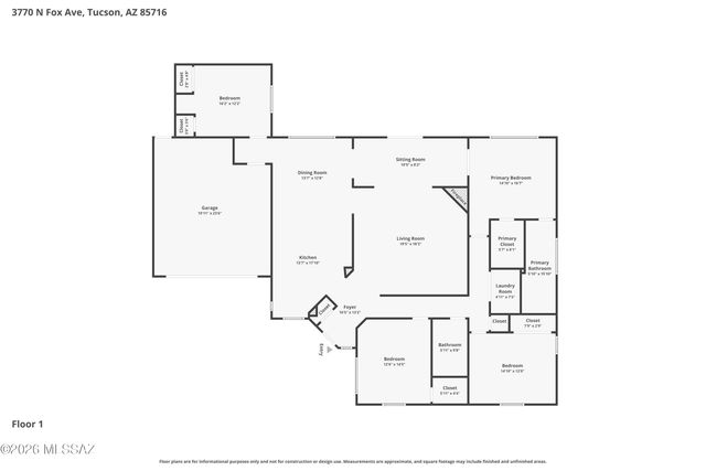 3770 N Fox Avenue, Tucson, AZ 85716