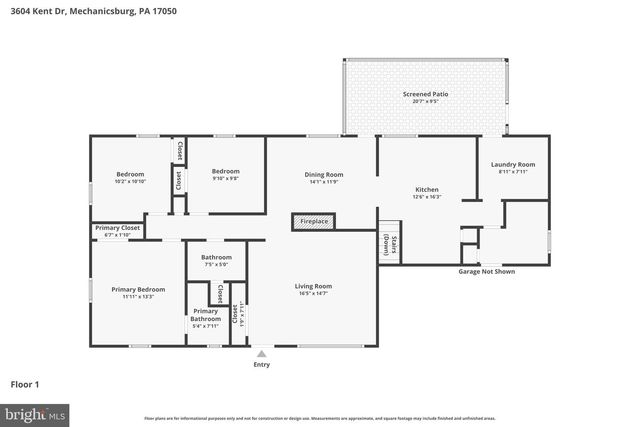 3604 KENT DR, Mechanicsburg, PA 17050