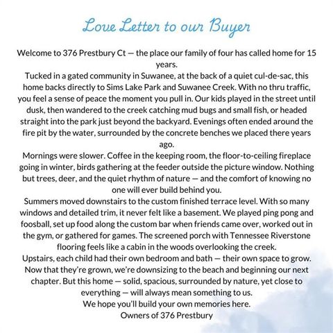 376 Prestbury Court, Suwanee, GA 30024