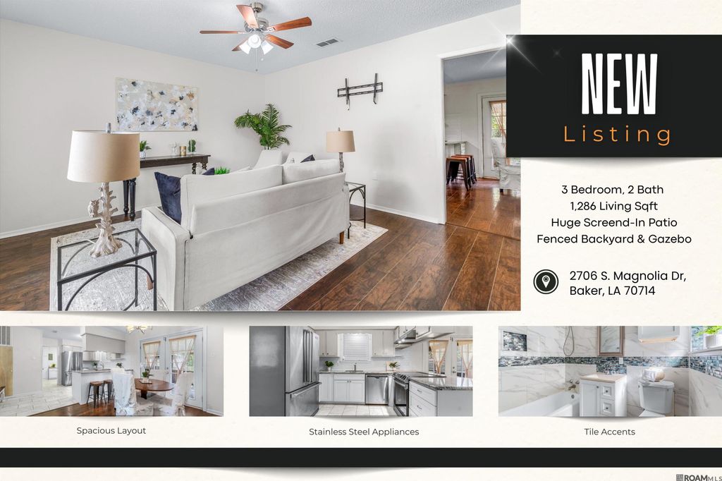 2706 S Magnolia Dr, Baker, LA 70714