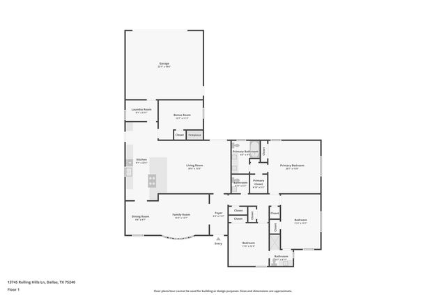 13745 Rolling Hills Lane, Dallas, TX 75240