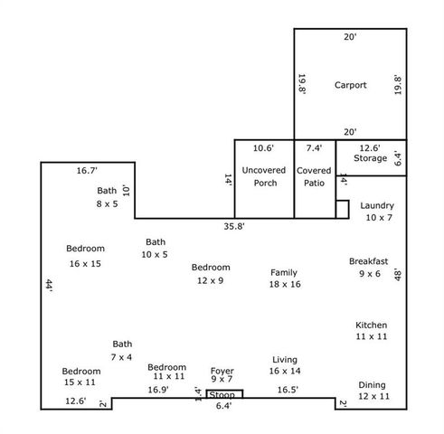3675 Claridge Road N, Mobile, AL 36608