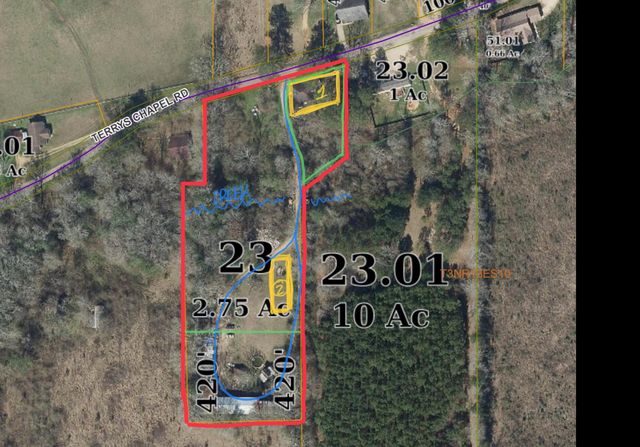 41 Terrys Chapel Rd., Foxworth, MS 39483