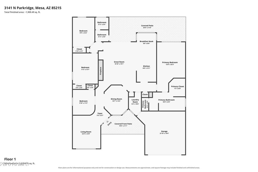 3141 N PARKRIDGE --, Mesa, AZ 85215 — photo 5