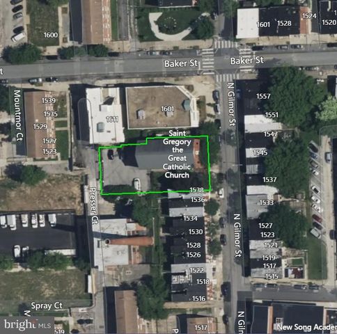 1542 N GILMOR ST, Baltimore, MD 21217