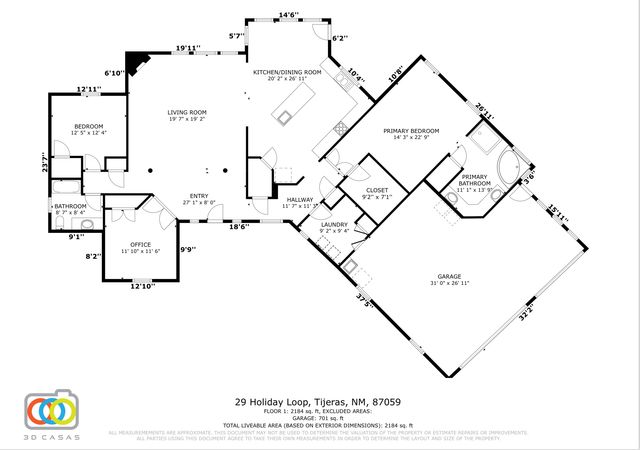 29 Holiday Loop, Tijeras, NM 87059