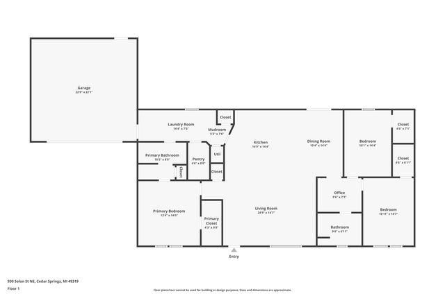 930 Solon Street, Cedar Springs, MI 49319