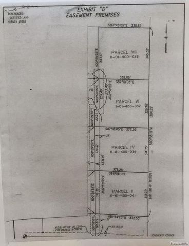 Parcel 2 & 4 Deadwood Lane, Genoa Township, MI 48114