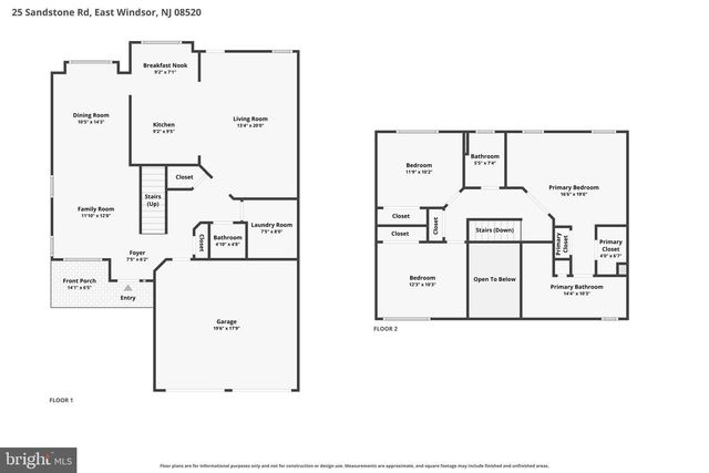 25 SANDSTONE RD, East Windsor, NJ 08520