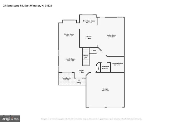 25 SANDSTONE RD, East Windsor, NJ 08520