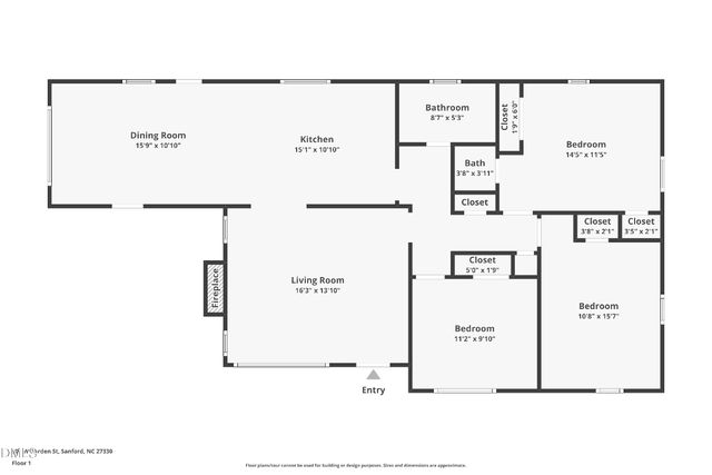 801 W Garden Street, Sanford, NC 27330