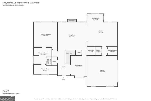135 Jessica Court, Fayetteville, GA 30215