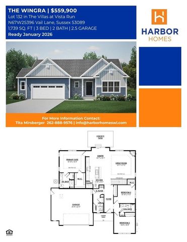 N67W25396 Vail LANE, Sussex, WI 53089