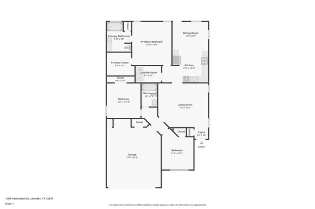 1106 Henderson DR, Leander, TX 78641