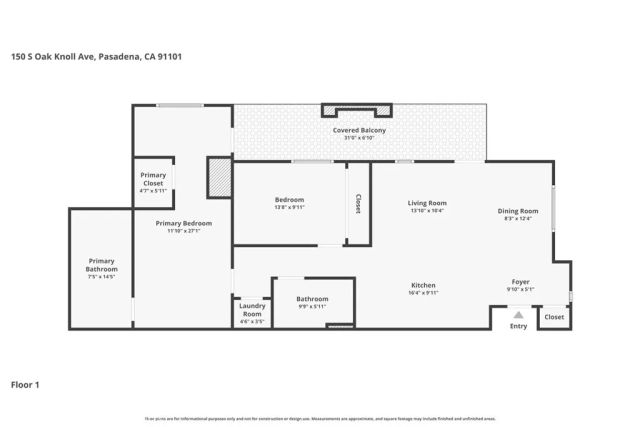 150 S Oak Knoll 202, Pasadena, CA 91101