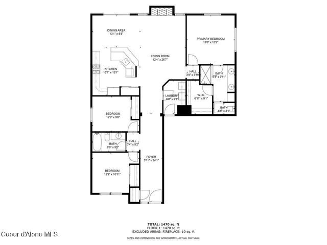 13019 N Loveland WAY, Hayden, ID 83835