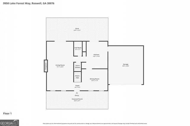 9950 Lake Forest Way, Roswell, GA 30076