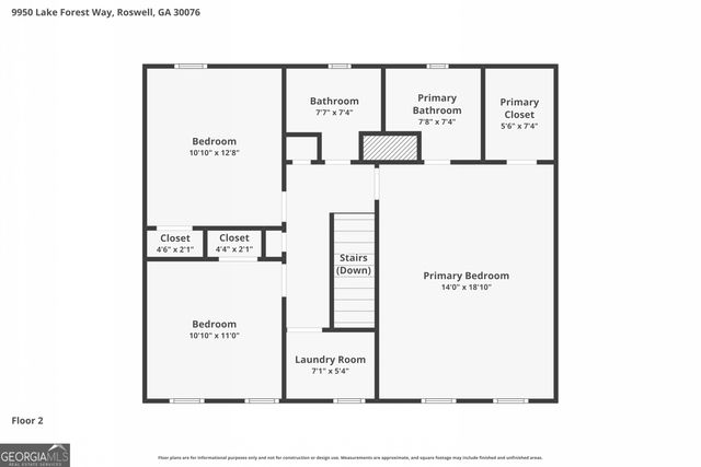 9950 Lake Forest Way, Roswell, GA 30076