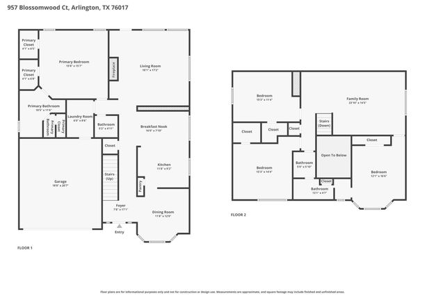 957 Blossomwood Court, Arlington, TX 76017