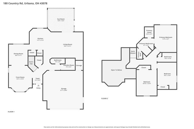 180 Country Road 180 Country Road, Urbana, OH 43078