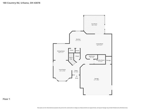 180 Country Road 180 Country Road, Urbana, OH 43078