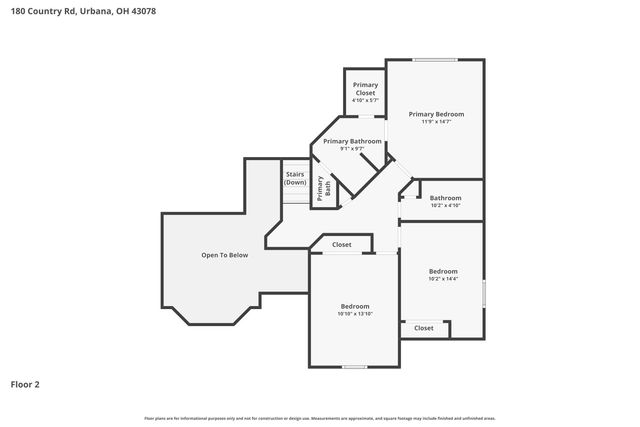 180 Country Road 180 Country Road, Urbana, OH 43078