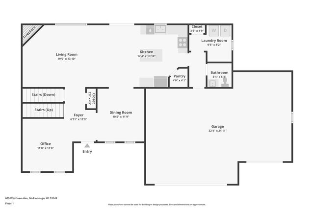 609 Westlawn AVENUE, Mukwonago, WI 53149