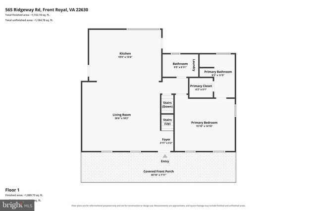 565 RIDGEWAY ROAD, Front Royal, VA 22630
