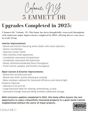 5 Emmett Drive, Colonie, NY 12309