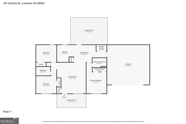 181 Charity Drive, Lavonia, GA 30553