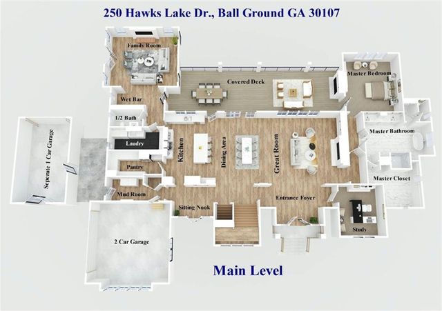250 Hawks Lake Drive, Ball Ground, GA 30107