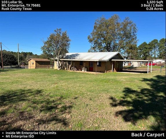 103 Lollar, Mount Enterprise, TX 75691