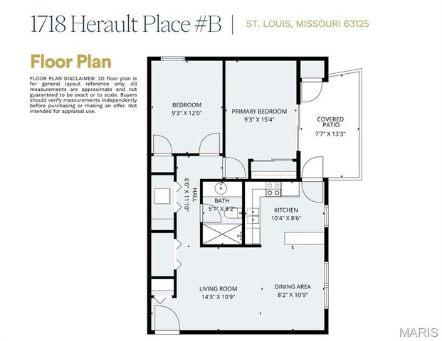 1718 Herault Place B, St Louis, MO 63125