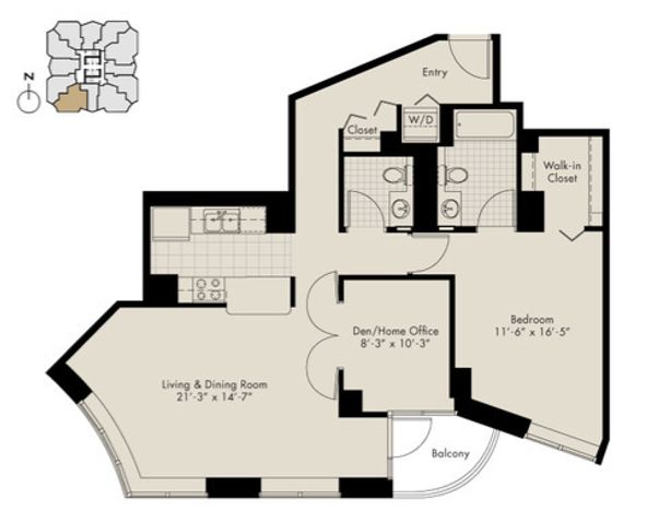 400 N La Salle Drive 2107, Chicago, IL 60654