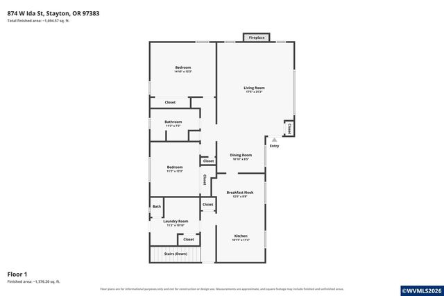 874 W Ida St, Stayton, OR 97383