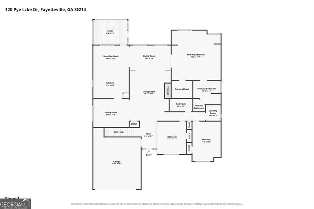 120 Pye Lake Drive, Fayetteville, GA 30214