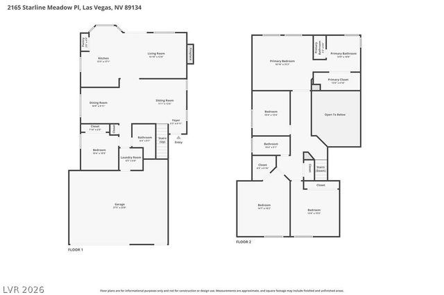 2165 Starline Meadow Place, Las Vegas, NV 89134