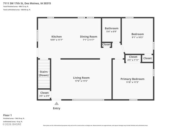 7111 SW 17th Street, Des Moines, IA 50315